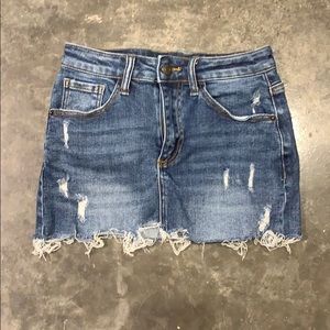 Risen Jean skirt